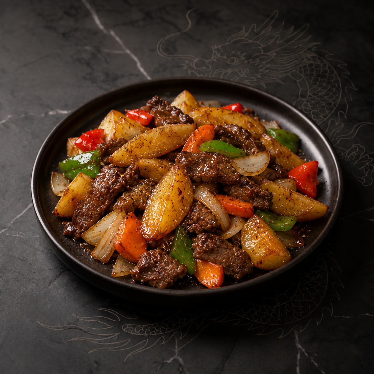 Жаркое с картофелем и говядиной